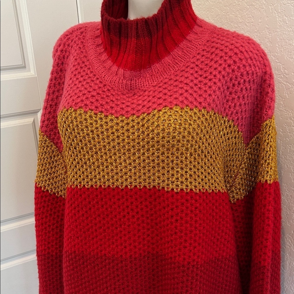 FARM Rio Shiny Stripes Knit Sweater - Picture 5 of 13